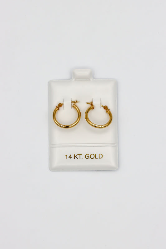 14K Earrings Yellow Gold