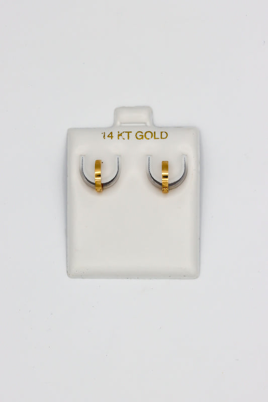 14K Earrings Yellow Gold